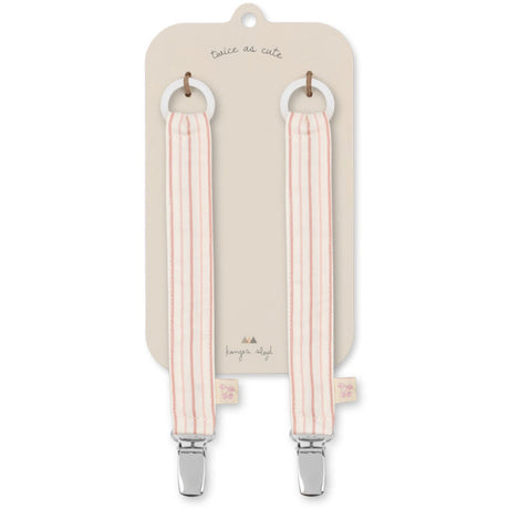 Konges Sløjd Stripie Petite Rose 2 Pack Napp Rem