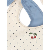 Konges Sløjd Navy Dot/Rain Washed 2 Pack Dinner Haklapp