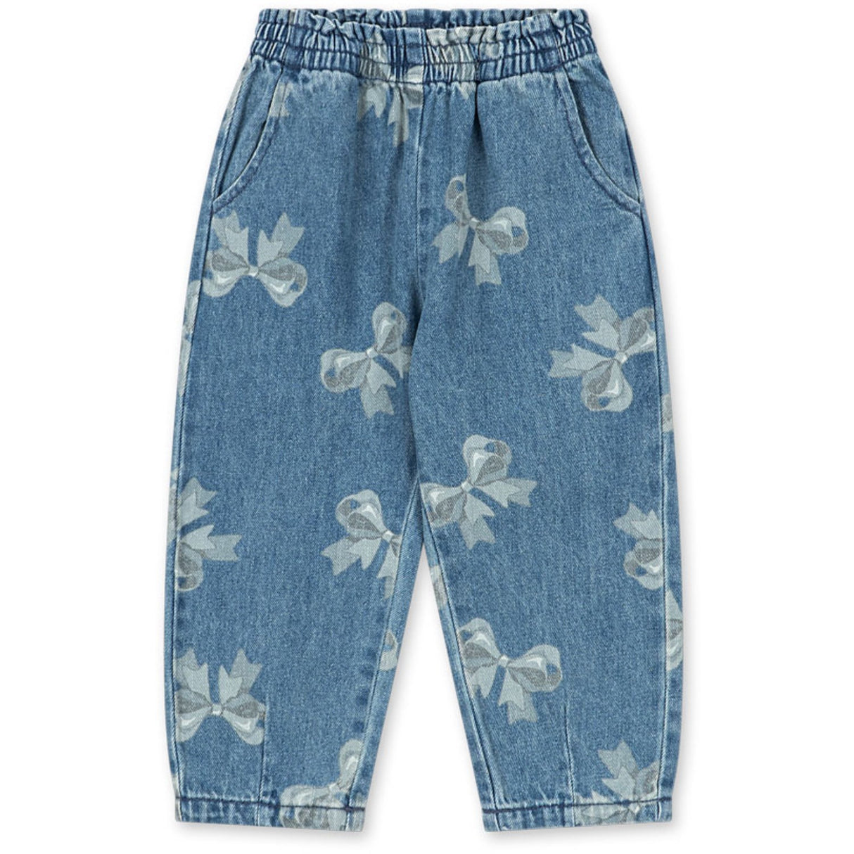 Konges Sløjd x Luksusbaby Bella Bow Blu Magot Frill Byxor Gots