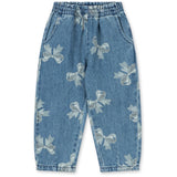 Konges Sløjd x Luksusbaby Bella Bow Blu Magot Frill Byxor Gots