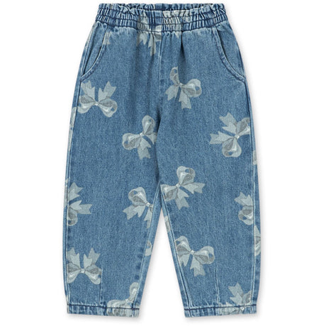Konges Sløjd x Luksusbaby Bella Bow Blu Magot Frill Byxor Gots