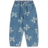 Konges Sløjd x Luksusbaby Bella Bow Blu Magot Frill Byxor Gots