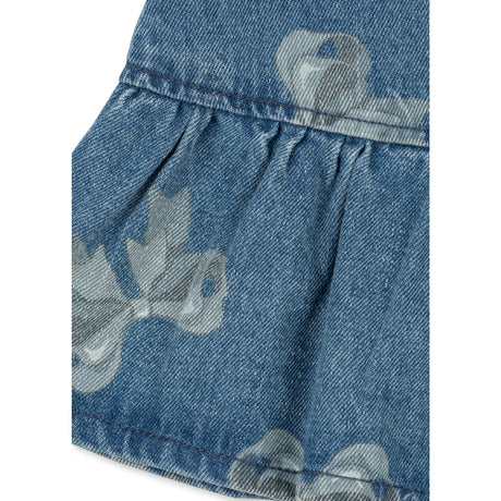Konges Sløjd x Luksusbaby Bella Bow Blu Magot Frill Klänning Gots