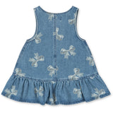 Konges Sløjd x Luksusbaby Bella Bow Blu Magot Frill Klänning Gots