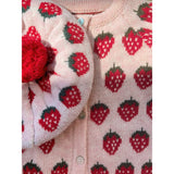 Konges Sløjd Strawberry Belou Stickad Cardigan