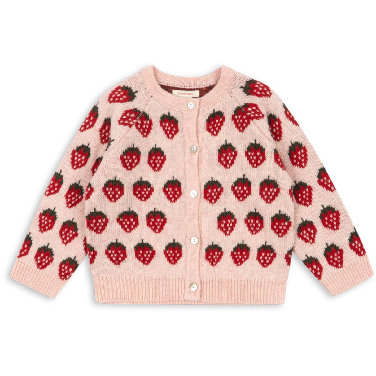 Konges Sløjd Strawberry Belou Stickad Cardigan