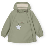 Mini A ture Tea Green Matwai Softshell Jacket. Grs