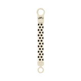 Bibs Ivory Black Studio Napp Clip Loop Polka Ivory Black