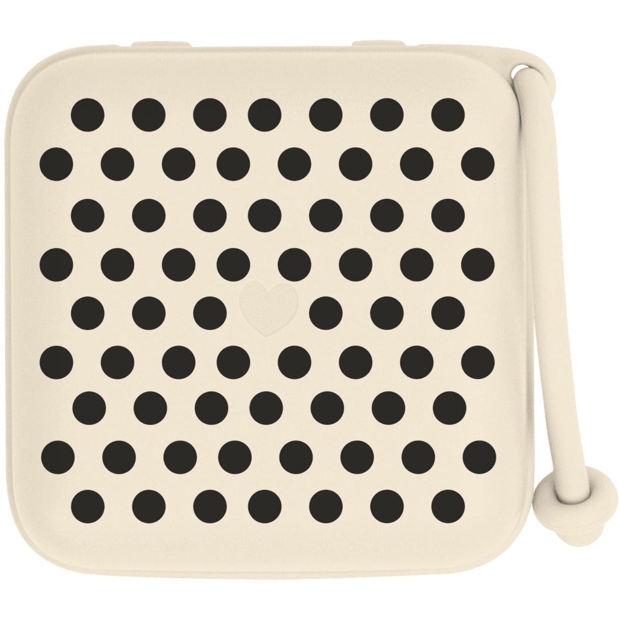 Bibs Ivory Black Studio Napp Box Polka Ivory Black