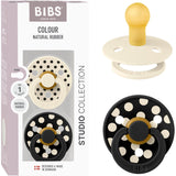 Bibs Ivory/Black Napp Studio Colour 2-Pack Polka Latex