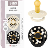 Bibs Ivory/Black Napp Studio Colour 2-Pack Polka Latex