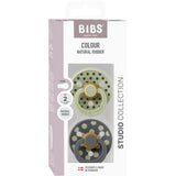 Bibs Sage/Iron Napp Studio Colour 2-Pack Polka Latex