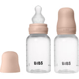 Bibs Blush Baby Flaska Round Silikon 2-Pack 150 Ml Slow Flow
