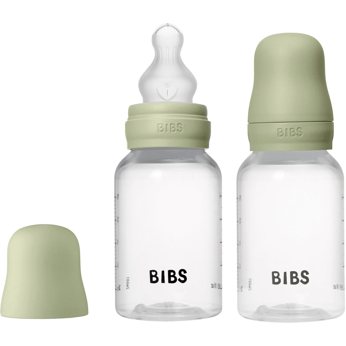 Bibs Sage Baby Flaska Round Silikon 2-Pack 150 Ml Slow Flow