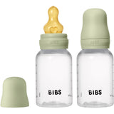 Bibs Sage Baby Flaska Round Latex 2-Pack 150 Ml Slow Flow