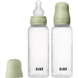 Bibs Sage Baby Flaska Round Silikon 2-Pack 270 Ml Medium Flow