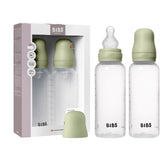 Bibs Sage Baby Flaska Round Silikon 2-Pack 270 Ml Medium Flow