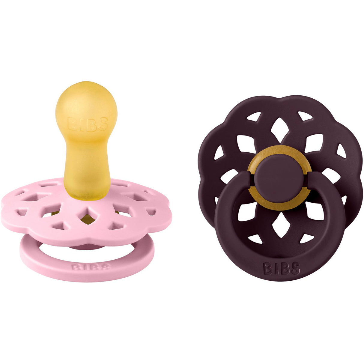 Bibs Pink/Plum Napp Boheme 2-Pack Latex