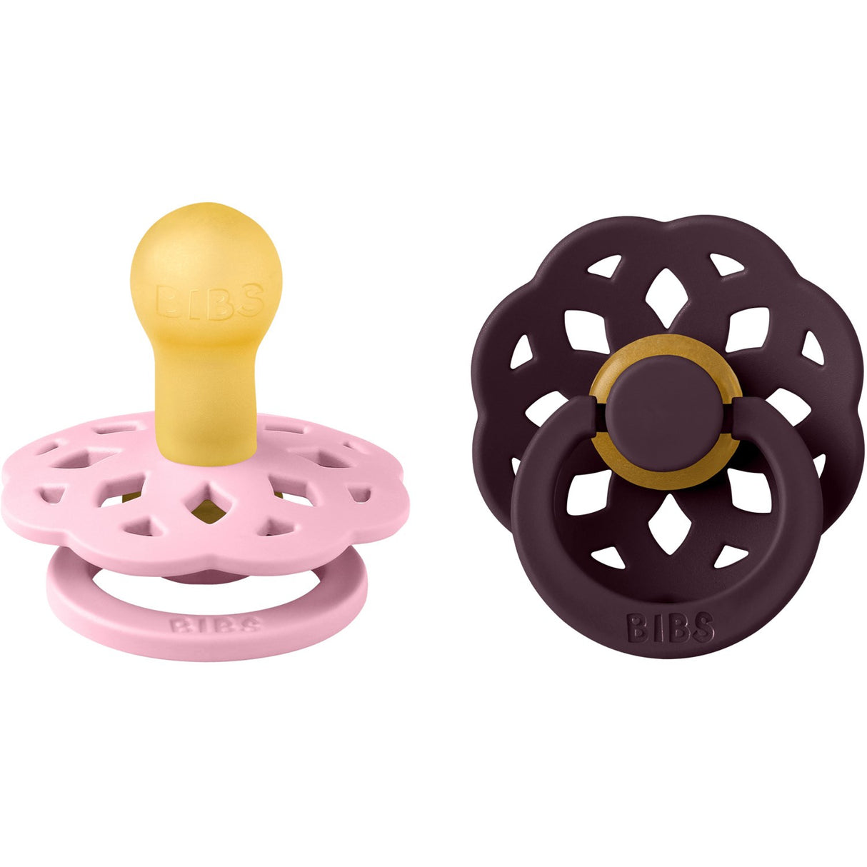 Bibs Pink/Plum Napp Boheme 2-Pack Latex