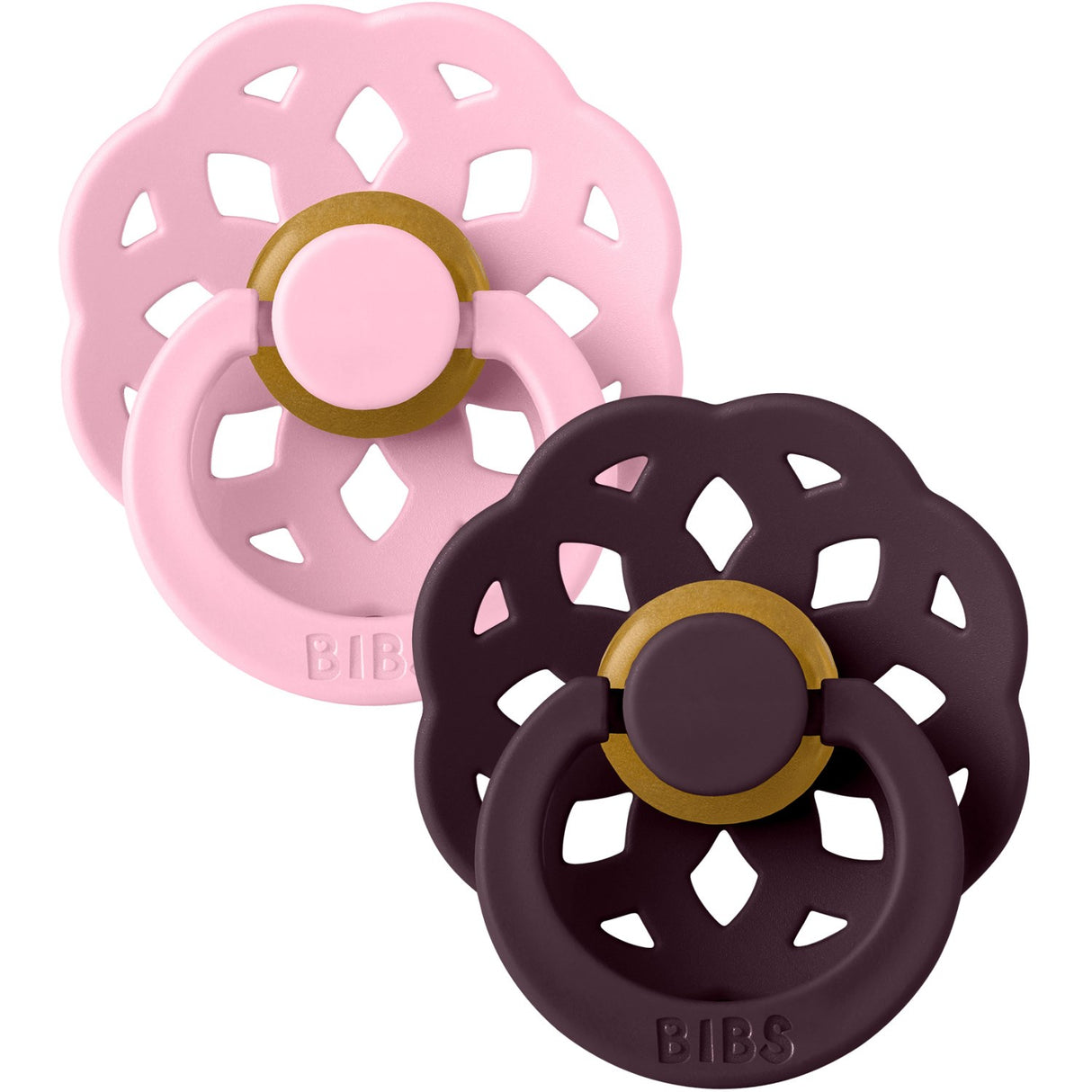 Bibs Pink/Plum Napp Boheme 2-Pack Latex
