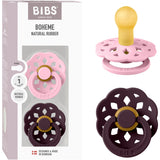 Bibs Pink/Plum Napp Boheme 2-Pack Latex