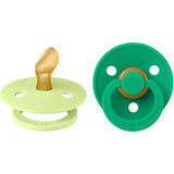 Bibs Matcha/Cactus Napp Colour 2-Pack Anatomical Latex