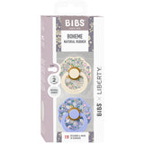 Bibs X Liberty Ivory Mix Napp Boheme 2-Pack Chloe Meadow Latex