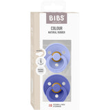 Bibs Hush/Grape Napp Colour 2-Pack Anatomical Latex