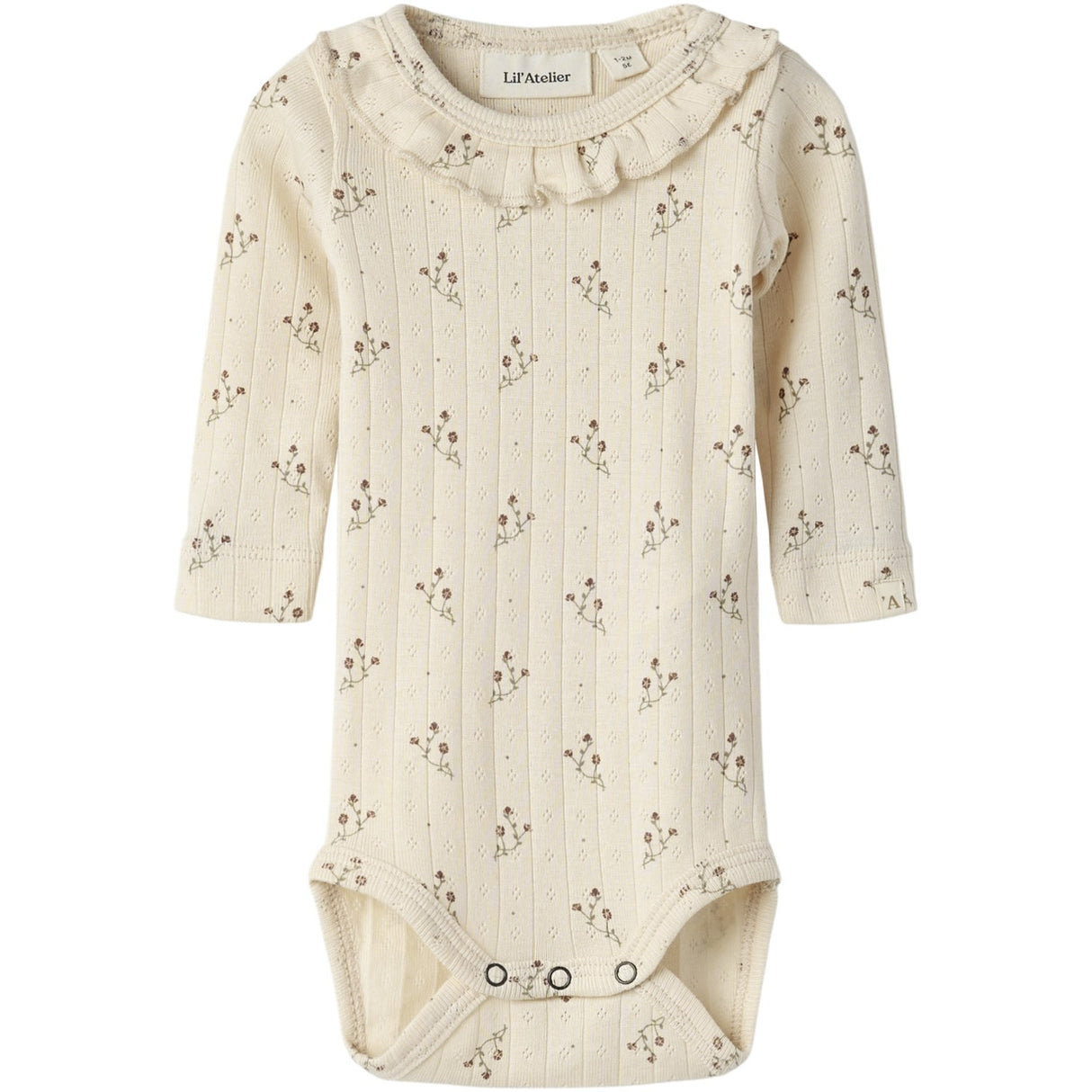 Lil'Atelier Novelle Peach Flower Nbfrachello Ria Ls Slim Body Lil