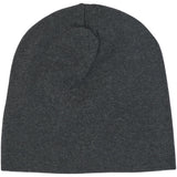 Mikk-Line Dark Grey Melange Bomull Mössa - Solid