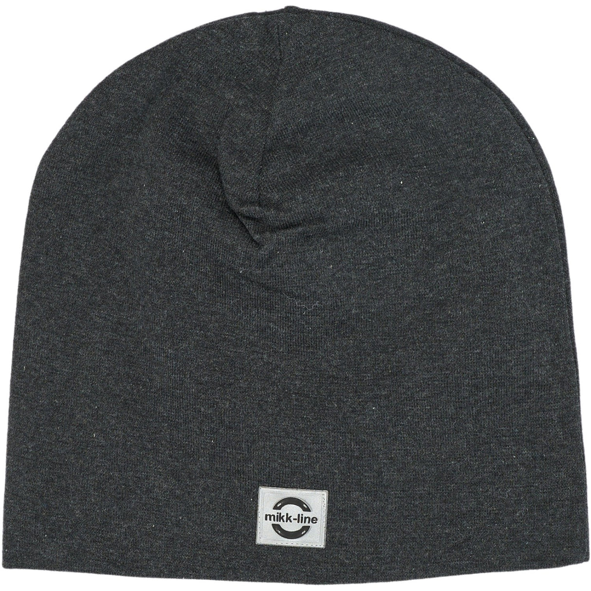 Mikk-Line Dark Grey Melange Bomull Mössa - Solid