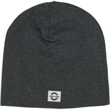 Mikk-Line Dark Grey Melange Bomull Mössa - Solid