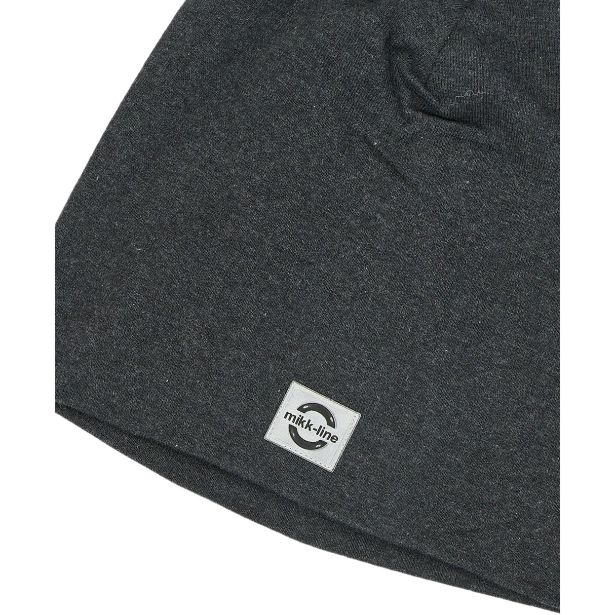 Mikk-Line Dark Grey Melange Bomull Mössa - Solid