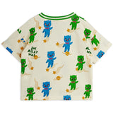 Mini Rodini Off-white Aliens AOP Ss Tee