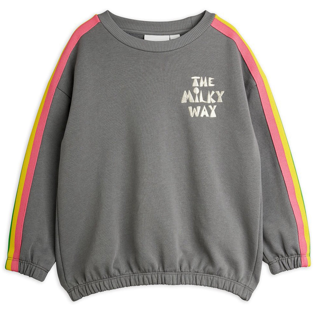 Mini Rodini Grey The Milky Way Rainbow Panel Sweatshirt