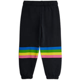 Mini Rodini Black Alien Stripe Sp Sweatpants
