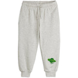 Mini Rodini Grey Melange Planet Emb Sweatpants