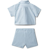 Calvin Klein Breezy Blue Woven Kort Sett