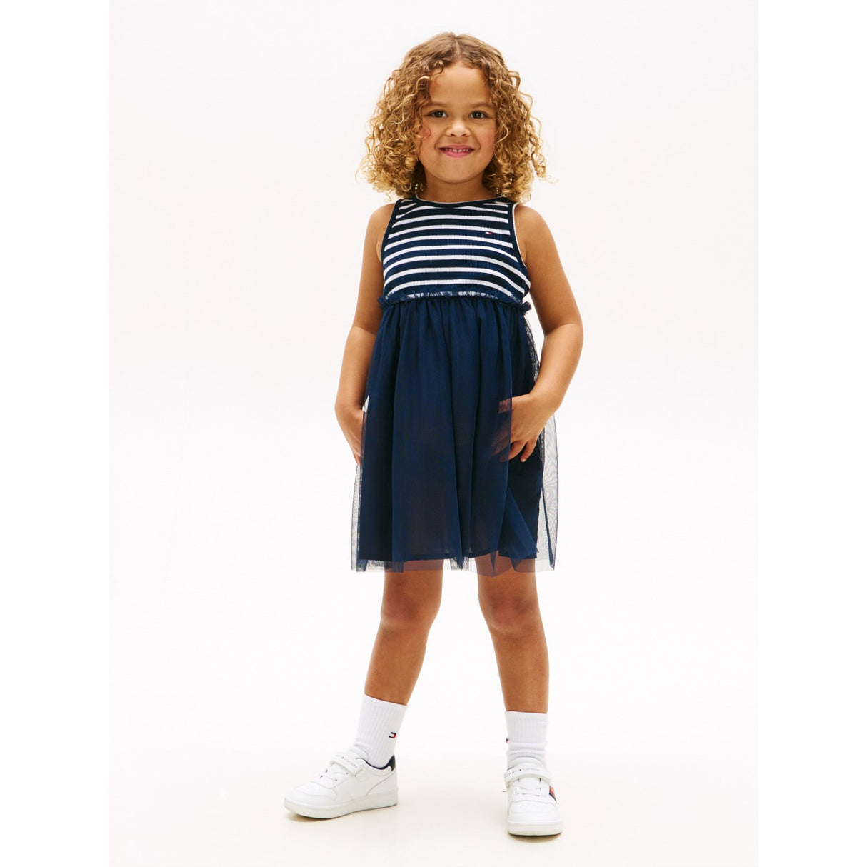 Tommy Hilfiger Dark Night Navy Lg Combi Tyll Klänning
