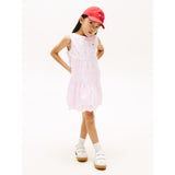 Tommy Hilfiger Pearly Pink Lg Broderie Anglaise Rosett Klänning