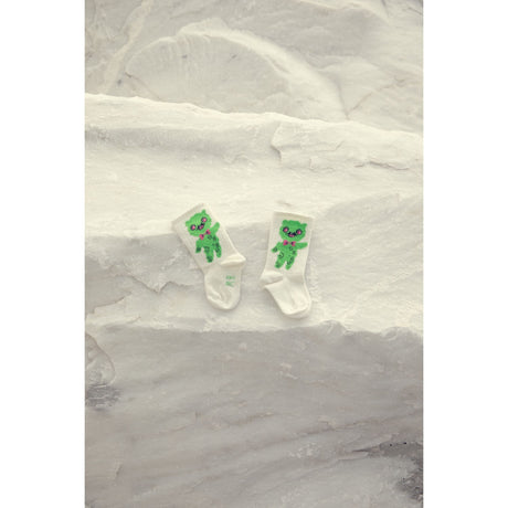 Mini Rodini Off-white Alien 2-Pack Strumpor