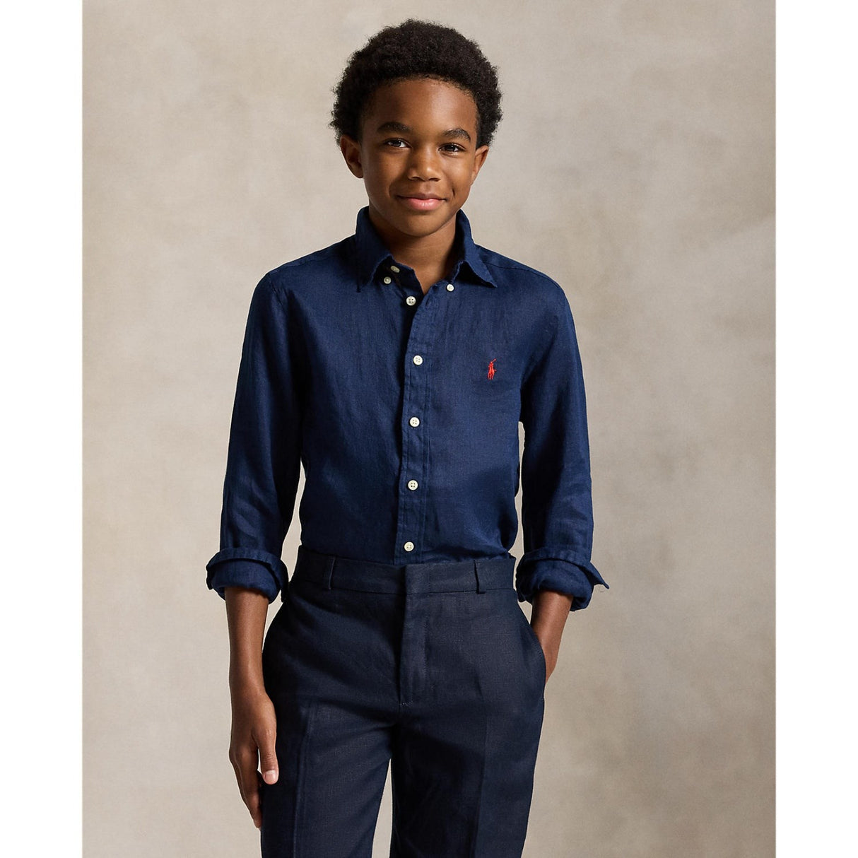Polo Ralph Lauren Newport Navy Sport Skjorta
