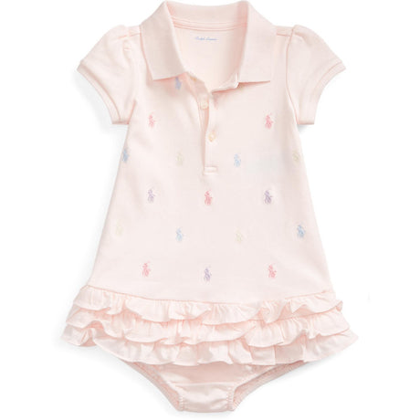 Ralph Lauren Baby Delicate Pink Day Klänning