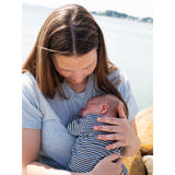 Serendipity Navy/Offwhite Newborn Stripe Dräkt