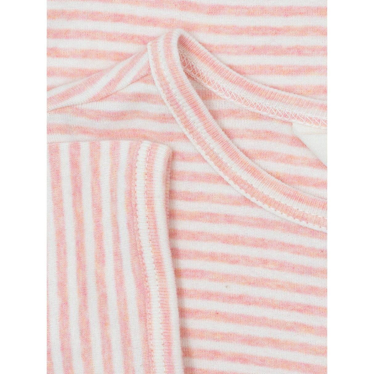 Serendipity Coral/Offwhite T-Shirt Stripe