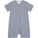 Serendipity Navy/Offwhite Baby Kort Dräkt Stripe