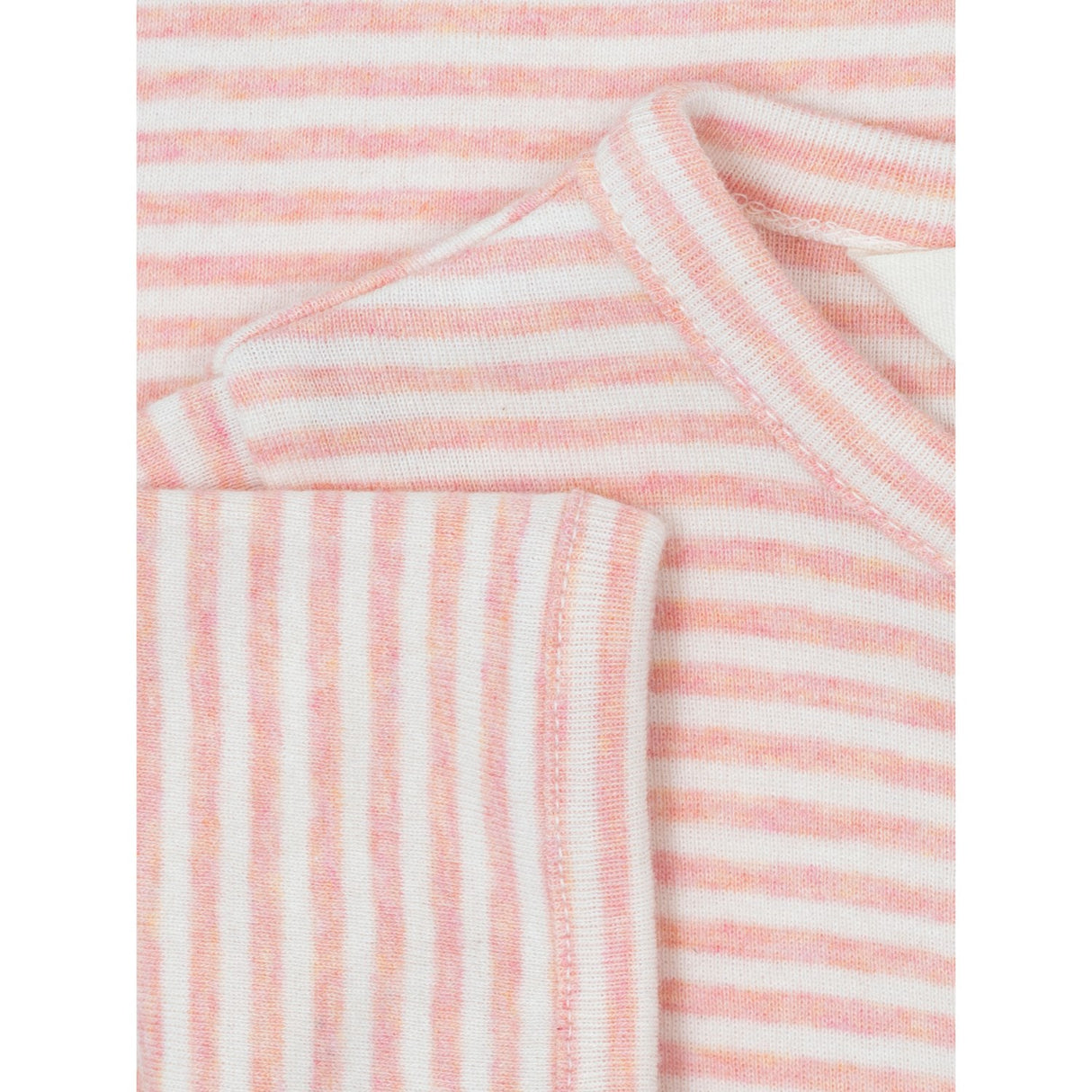 Serendipity Coral/Offwhite Baby Kort Dräkt Stripe