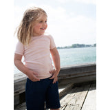 Serendipity Coral/Offwhite T-Shirt Stripe