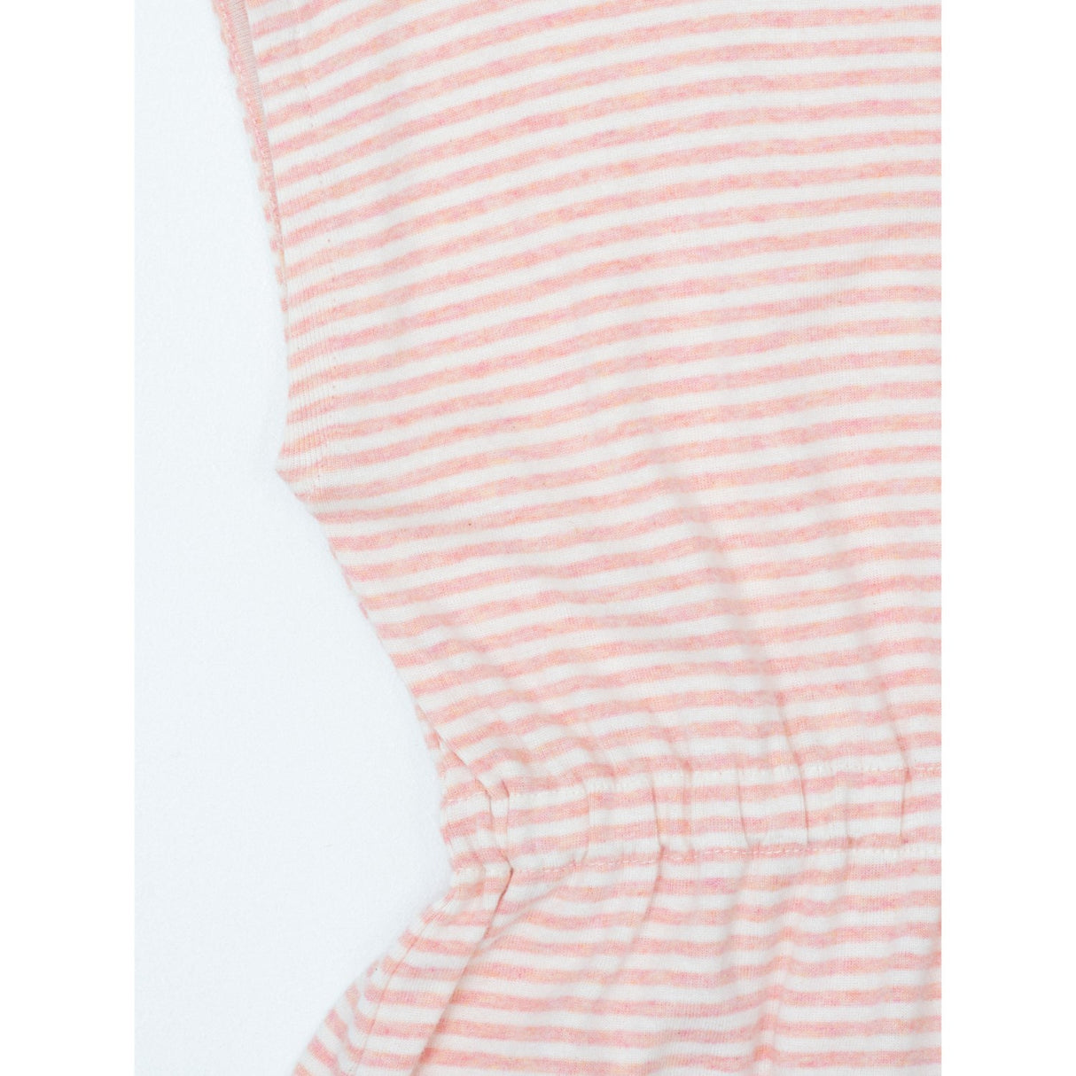 Serendipity Coral/Offwhite Strand Klänning Stripe