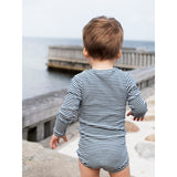Serendipity Navy/Offwhite Baby Body Stripe